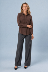 Flowy Long-Sleeve Shirt