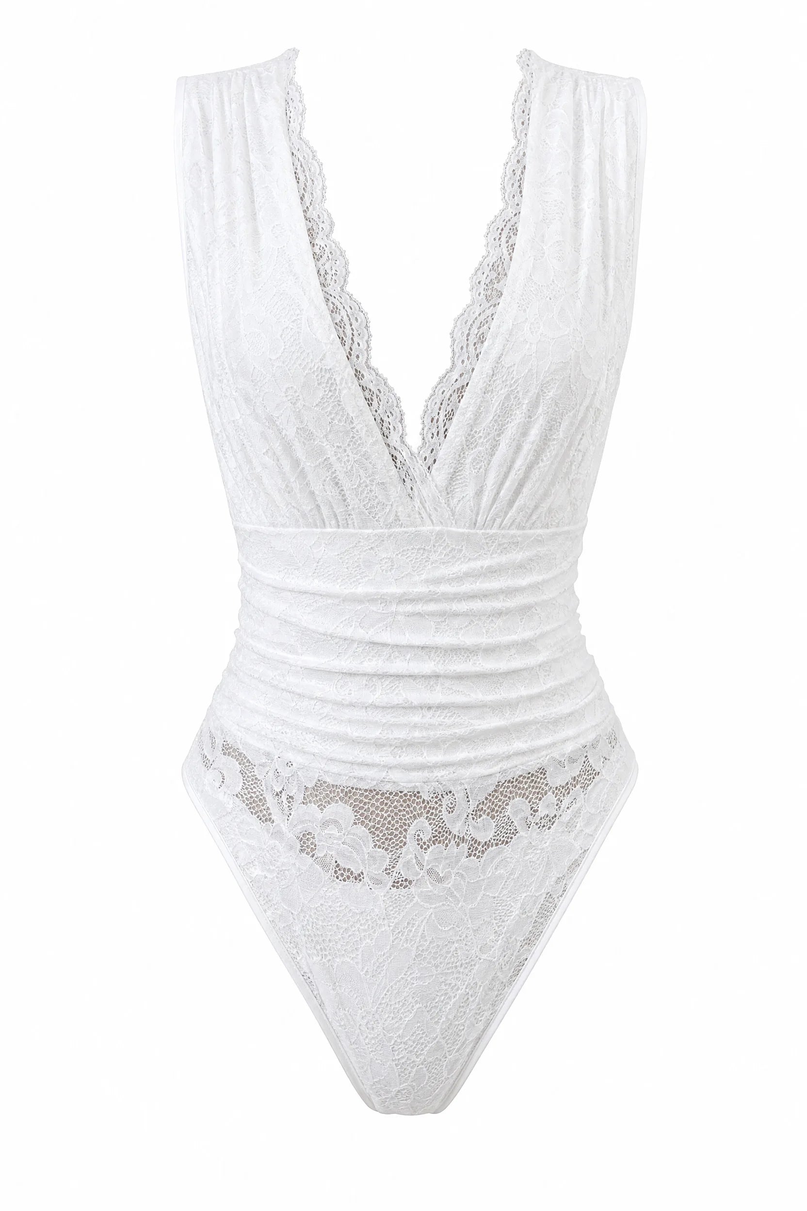 Body en dentelle décolleté V | Lounelle Paris