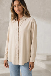 Chemise fluide à col chemise | Lounelle Paris