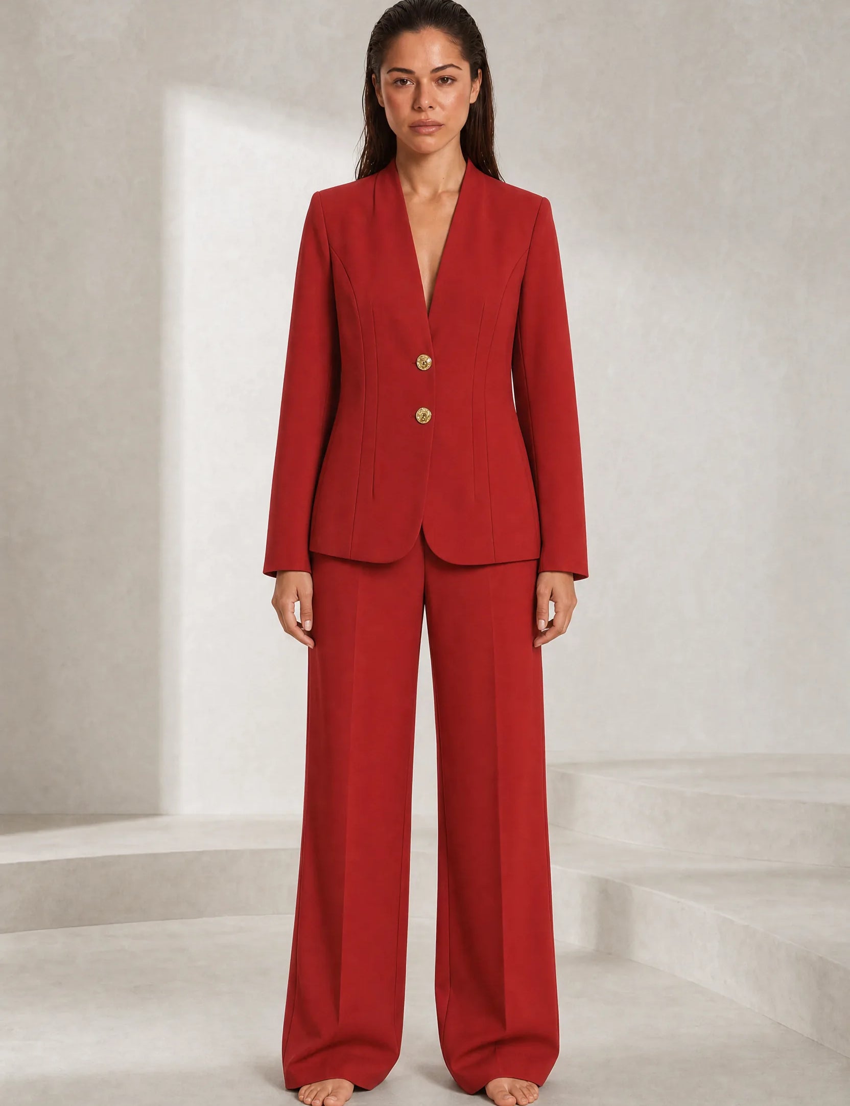 Ensemble blazer pantalon large | Lounelle Paris