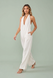 Combinaison ample col licou | Vue de face | Lounelle Paris