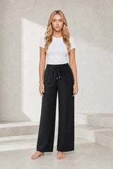 Pantalon droit coupe ample