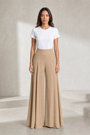 Pantalon large taille haute fluide | Lounelle Paris
