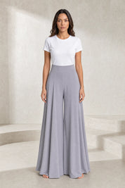 Pantalon large taille haute fluide | Lounelle Paris