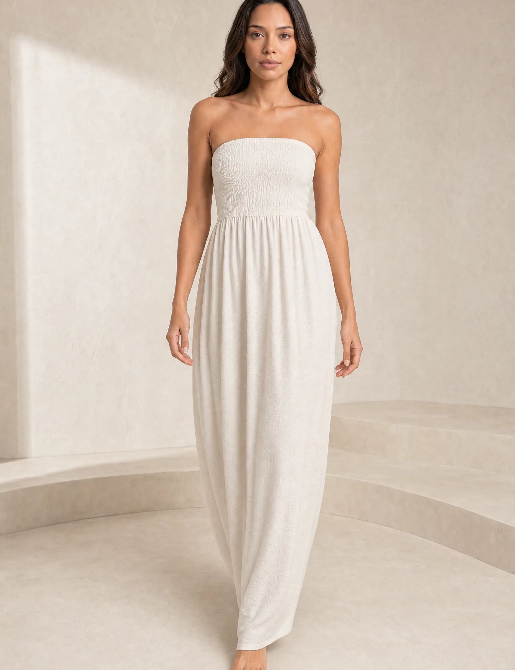 Robe bustier épaules dénudées | Lounelle Paris