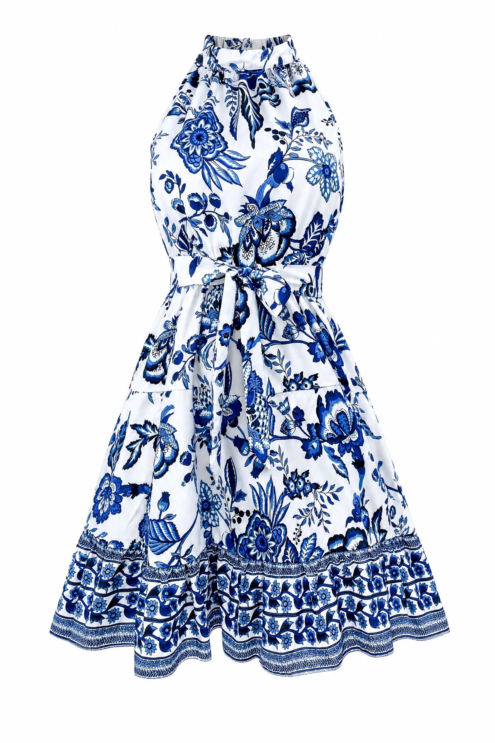 Robe halter imprimé floral | Lounelle Paris