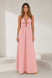 Robe longue col licou dos nu | Lounelle Paris