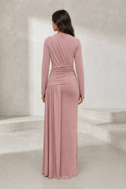 Robe longue drapée | Lounelle Paris