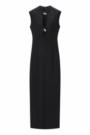 Robe longue moulante ajourée | Lounelle Paris
