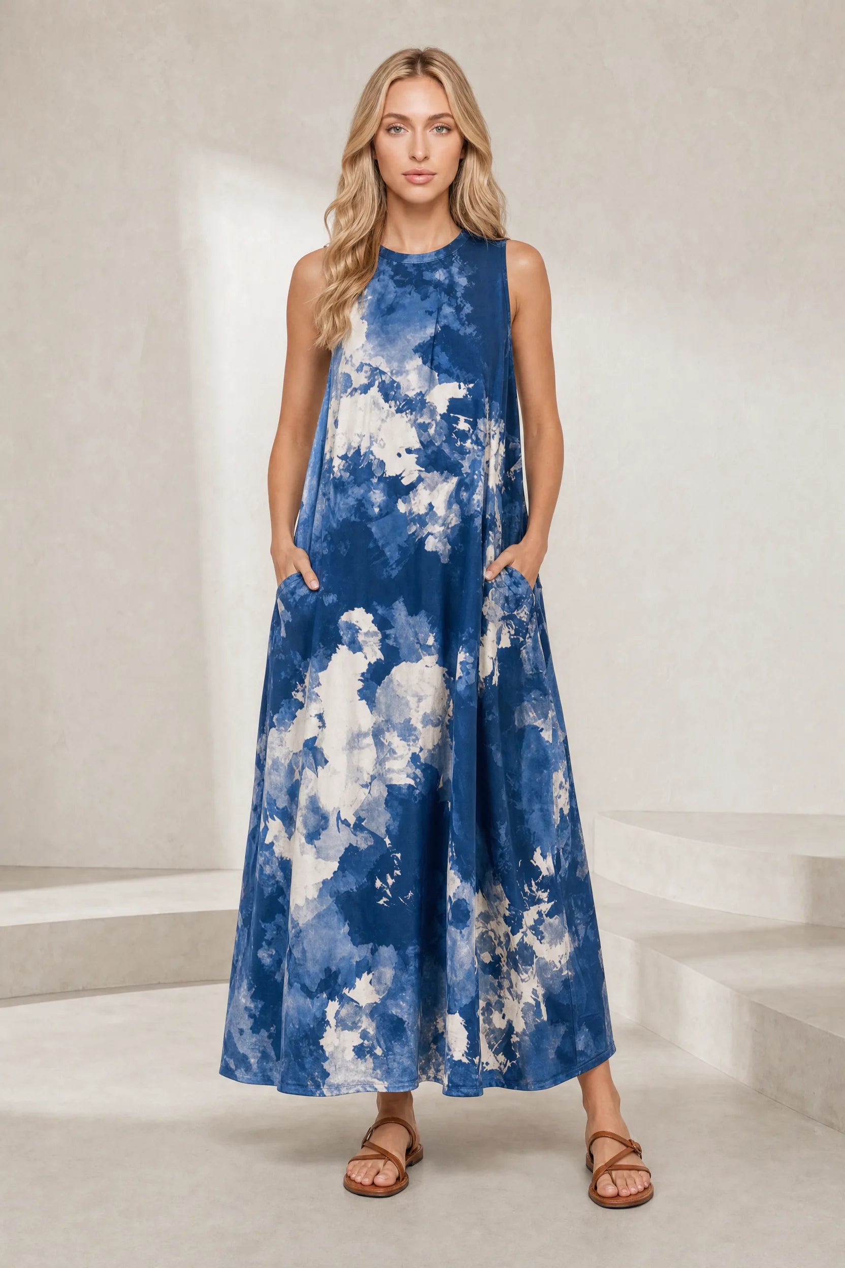 Robe longue tie-dye | Lounelle Paris