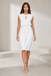 Robe sans manches encolure ajourée | Lounelle Paris
