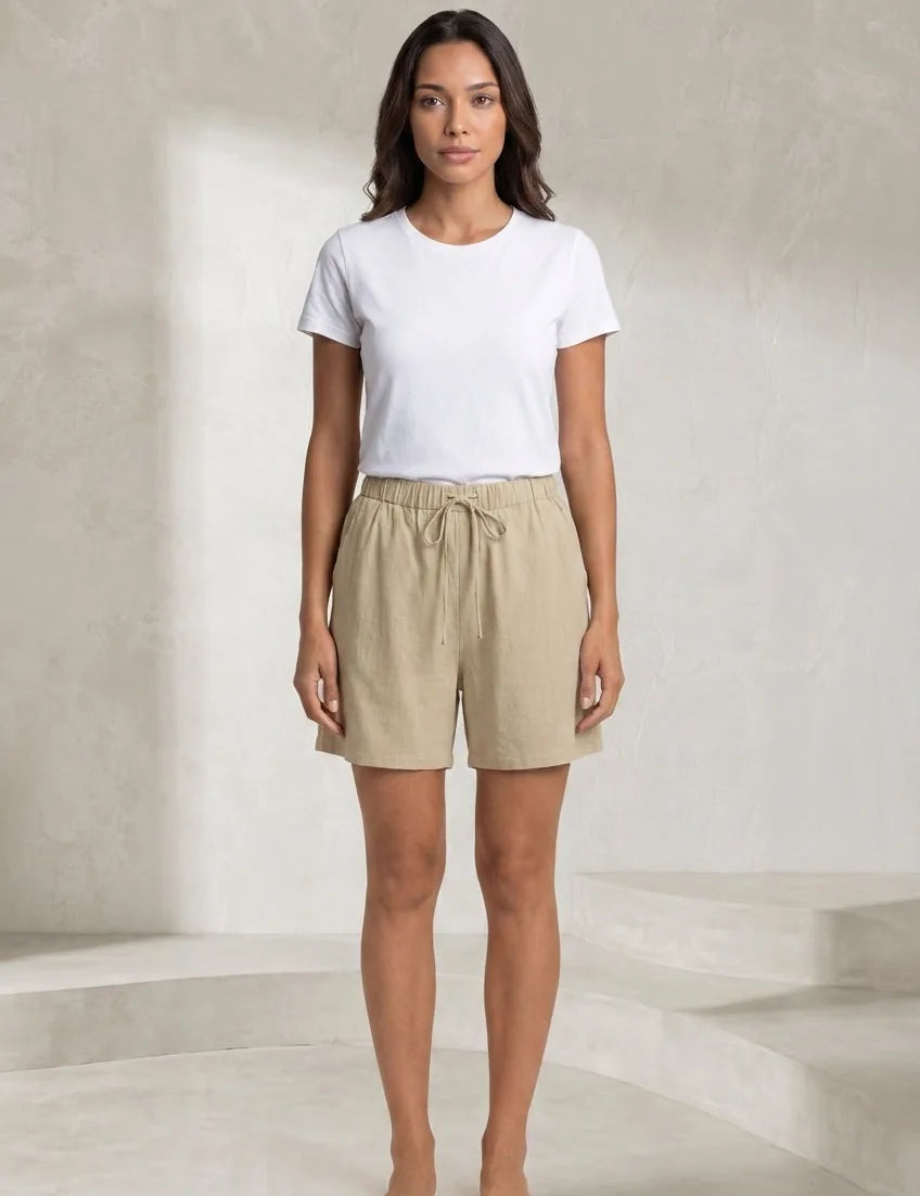 Short ample à taille élastique | Lounelle Paris